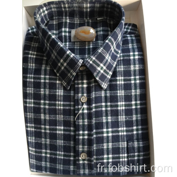 Chemise d&#39;affaires en flanelle haut de gamme